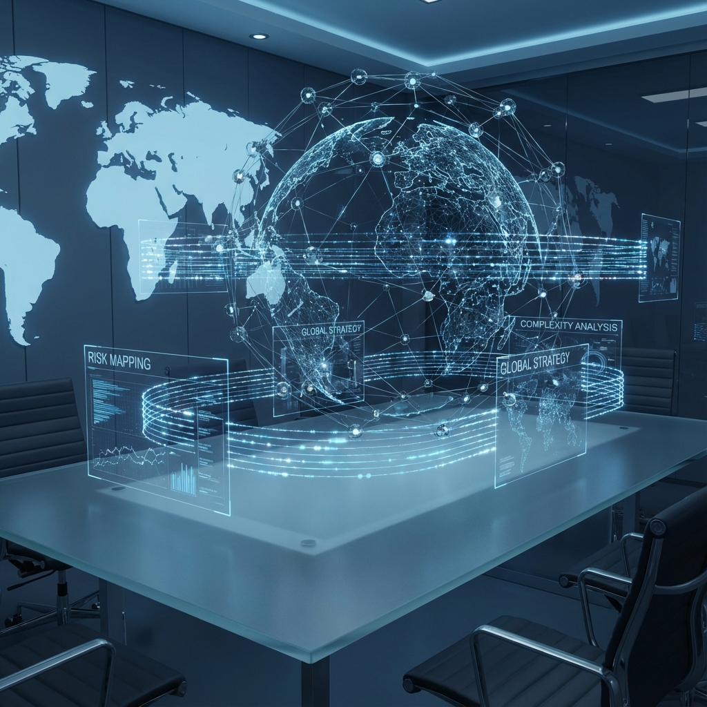 Wizualizacja mapowania ryzyk strategicznych